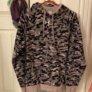 Under Armour Men's Camo Hoodie - Black and Brown